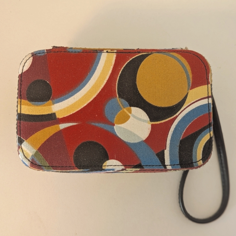 Colorful Geometric Travel Jewelry Case